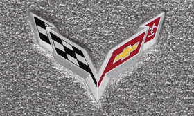 819290 Corvette Cross Flags (App) コルベットフロアマット