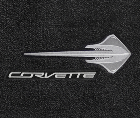 819292-1 Stingray With Corvette Silver (App) コルベットフロアマット