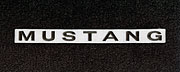 829057 Mustang (Blk Ltrs) - App FORD LOGO