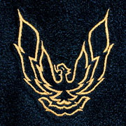 848001 Firebird on 320 (Emb) ポンティアックフロアマット